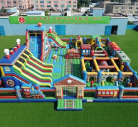 GF3-1563 Zug-Themen Inflatable Park