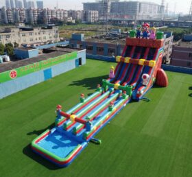 GS2-102 Super-Mario-Thema Riesige Aufblasbare Wasserrutsche