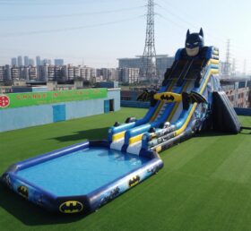 GS2-108 Batman-Thema Riesige Aufblasbare Wasserrutsche