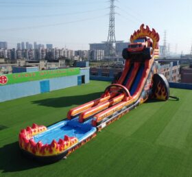 GS2-111 Blaze Monster Thema Riesige Aufblasbare Wasserrutsche