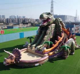 GS2-119 Dinosaurier-Thema Riesige Aufblasbare Wasserrutsche