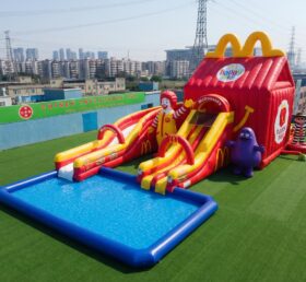 GS2-154 McDonald Thema Riesige Aufblasbare Wasserrutsche