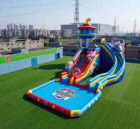 GS2-167 Paw Patrol Thema Riesige Aufblasbare Wasserrutsche