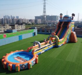 GS2-181 Rusty Rivets Thema Riesige aufblasbare Wasserrutsche
