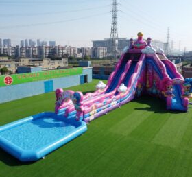 GS2-184 Shimmer & Shine Thema Riesige Aufblasbare Wasserrutsche