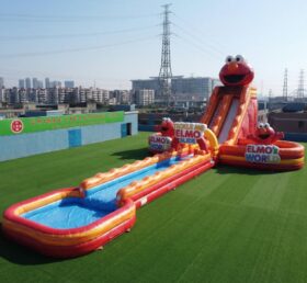 GS2-194 Tickle-Me-Elmo-Thema Riesige Aufblasbare Wasserrutsche
