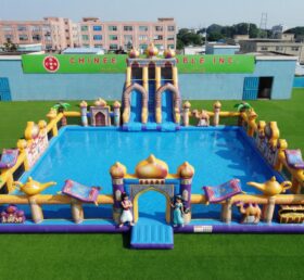 Pool3-849 Aladdin Thema Aufblasbarer Pool Wasserpark