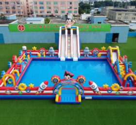 Pool3-850 Astro Boy Thema Aufblasbarer Pool-Wasserpark