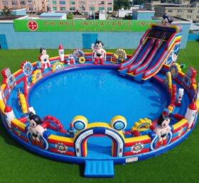 Pool3-851 Astro Boy Thema Aufblasbarer Pool Wasserpark