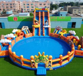 Pool3-868 Dragon Ball Themen aufblasbarer Pool Wasserpark