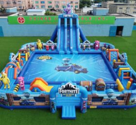 Pool3-873 Fortnite Thema Aufblasbarer Pool Wasserpark