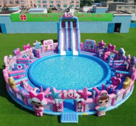 Pool3-880 L.O.L.SURPRISE Thema Aufblasbarer Pool Wasserpark