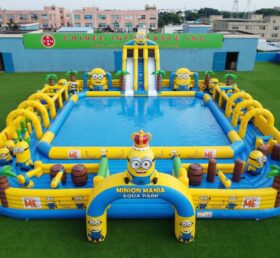 Pool3-884 Minions Thema Aufblasbarer Pool Wasserpark