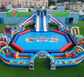 Pool3-891 Paw Patrol Thema Aufblasbarer Pool Wasserpark
