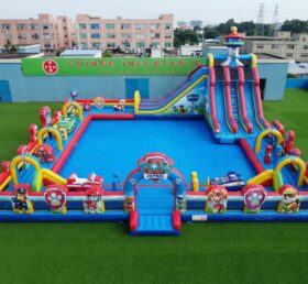 Pool3-892 Paw Patrol Thema Aufblasbarer Pool Wasserpark