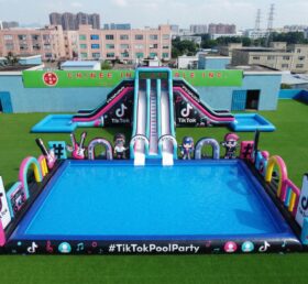 Pool3-917 TikTok Thema Aufblasbarer Wasserpark