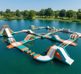 S605 Aufblasbarer Wasserpark Aqua Park Wasserinsel