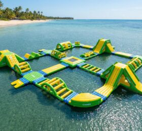 S606 Aufblasbarer Wasserpark Aqua Park Wasserinsel