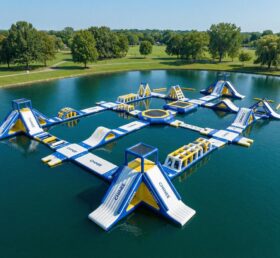 S608 Aufblasbarer Wasserpark Aqua Park Wasserinsel
