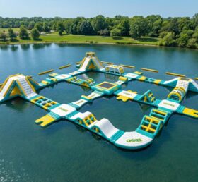 S609 Aufblasbarer Wasserpark Aqua Park Wasserinsel