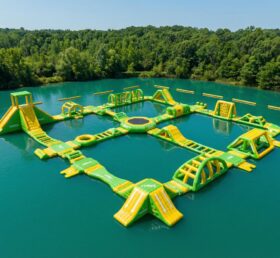 S610 Aufblasbarer Wasserpark Aqua Park Wasserinsel