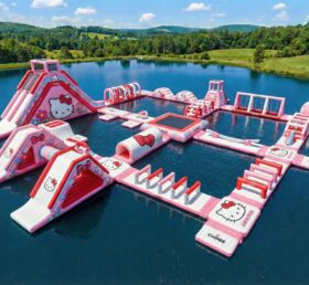 S615 Hello Kitty Thema Aufblasbarer Wasserpark