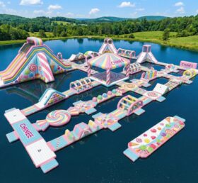 S626 Candy Thema Aufblasbarer Wasserpark
