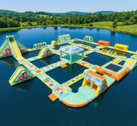 S627 Cocomelon Themenaufblasbarer Wasserpark