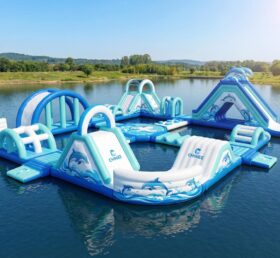 S630 Delfin-Thema Aufblasbarer Wasserpark