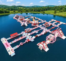 S636 Hello Kitty Themen Aufblasbarer Wasserpark