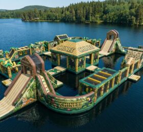 S637 Dschungel-Thema Aufblasbarer Wasserpark
