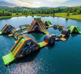 S640 Monstertruck-Themen Aufblasbarer Wasserpark