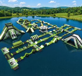 S643 Panda Thema Aufblasbarer Wasserpark