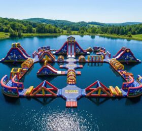 S652 Sonic Thema Aufblasbarer Wasserpark