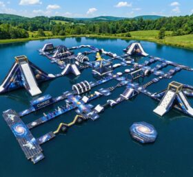 S653 Weltraum-Thema Aufblasbarer Wasserpark