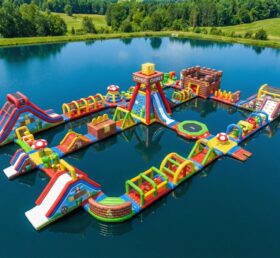 S655 Super Mario Themenaufblasbarer Wasserpark