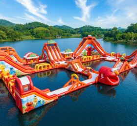 S658 Tickle Me Elmo Thema Aufblasbarer Wasserpark