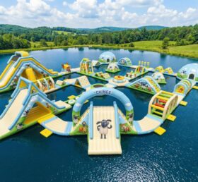 S659 Timmy Time Themen-Aufblasbarer Wasserpark