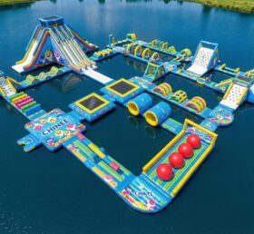 S664 Baby Shark Themen-Inflatable Wasserpark