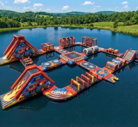 S667 Blaze Monster Thema Aufblasbarer Wasserpark
