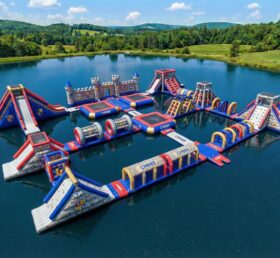 S672 Schloss-Königreich-Thema Aufblasbarer Wasserpark