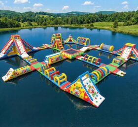 S673 Clown-Thema Aufblasbarer Wasserpark
