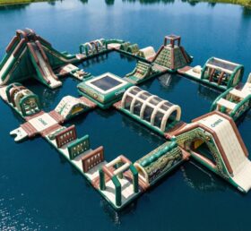 S676 Krokodil-Thema Aufblasbarer Wasserpark