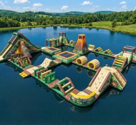 S677 Dinosaurier-Thema Aufblasbarer Wasserpark