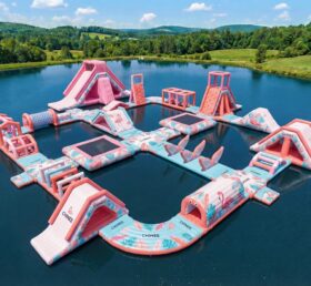 S685 Flamingo Thema Aufblasbarer Wasserpark