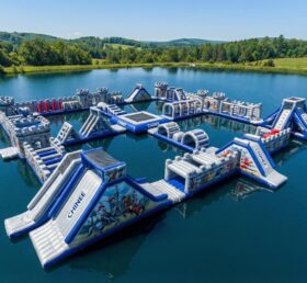 S690 Ritter-Thema Aufblasbarer Wasserpark