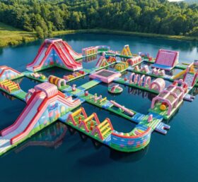 S697 Peppa Pig Themenaufblasbarer Wasserpark