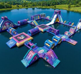 S704 Shimmer & Shine Thema Aufblasbarer Wasserpark