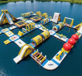 S707 SpongeBob Thema Aufblasbarer Wasserpark