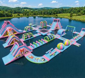 S711 Powerpuff Girls Themen-Aufblasbarer Wasserpark
